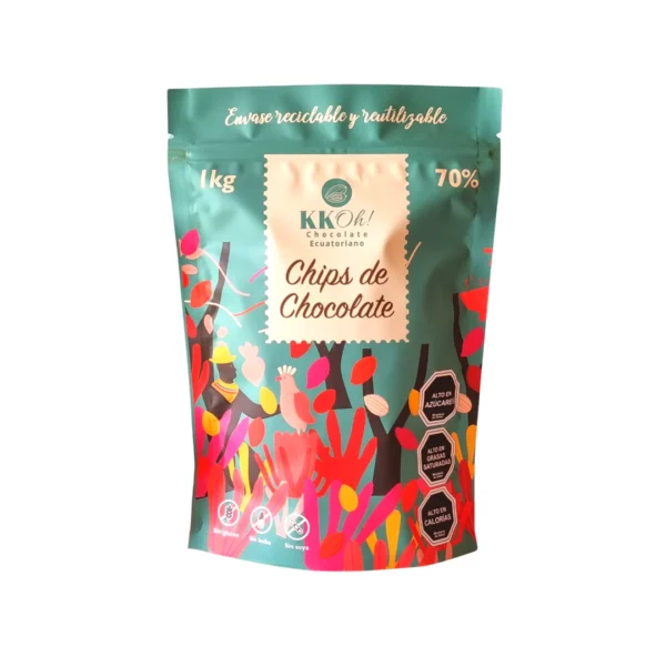 Chips de chocolate 70% cacao 250gr