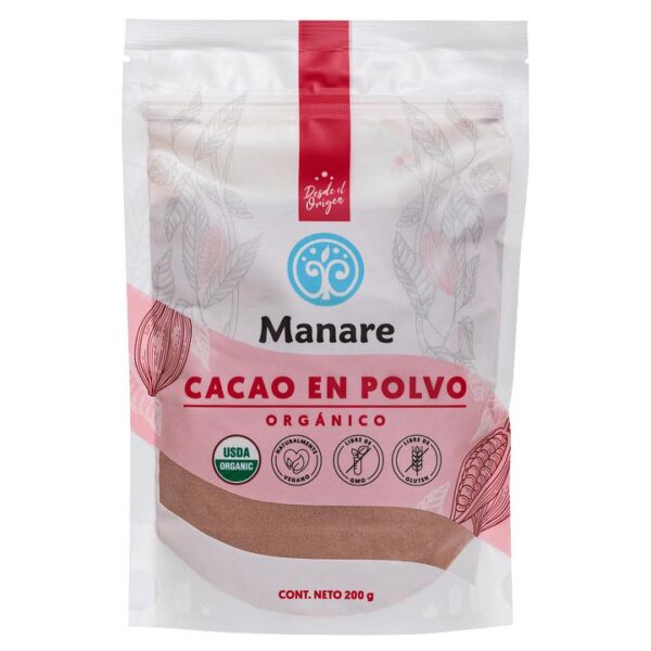Cacao en polvo orgánico 200 g